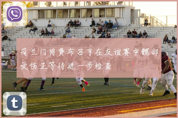 荷兰门将费布吕亨在友谊赛中髋部受伤正等待进一步检查